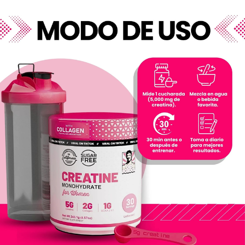 Creatina con Colágeno Hidrolizado El Secreto para una Piel Hermosa y Firme