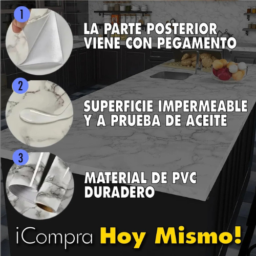 Mármol Adhesivo Renueva tu Hogar Ahora!