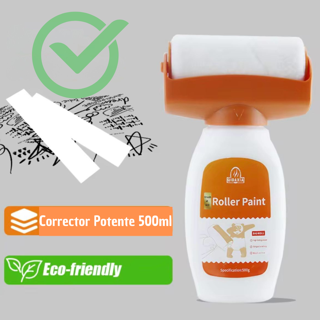 RODILLO PORTATIL CON PINTURA (RECARGABLE) 500ML