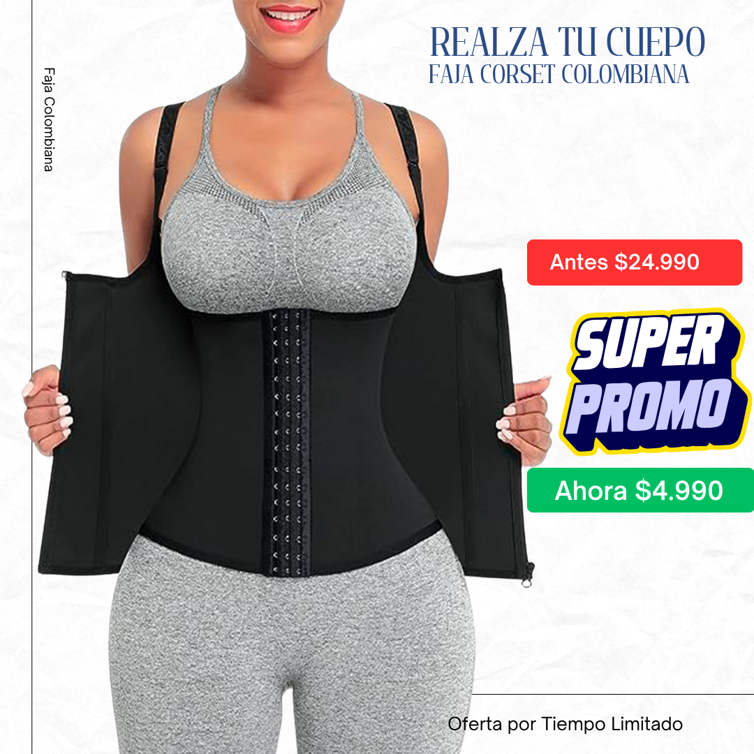 Faja Moldeadora Doble Compresión Colombiana