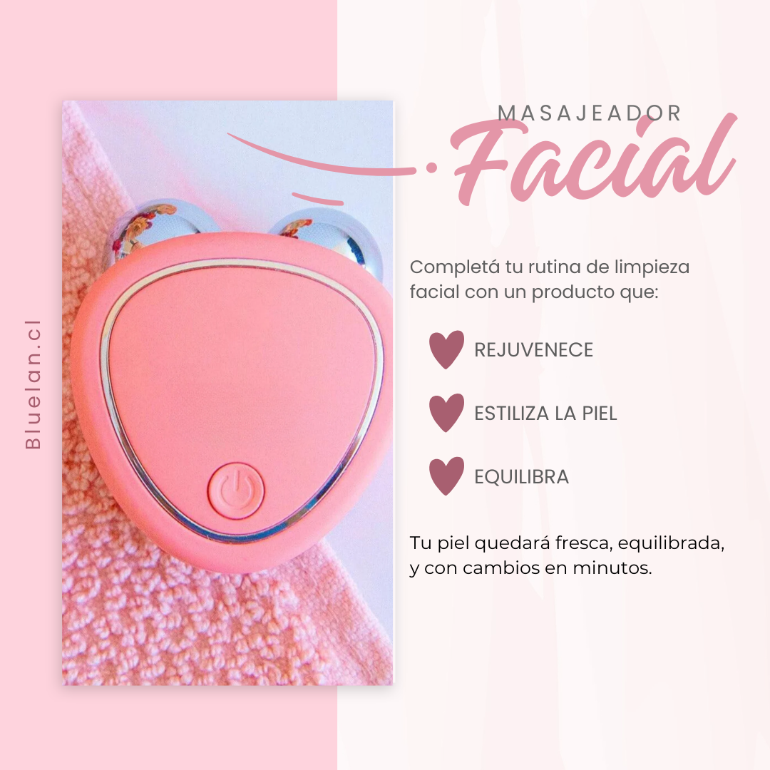 Masajeador Facial Con Microcorriente