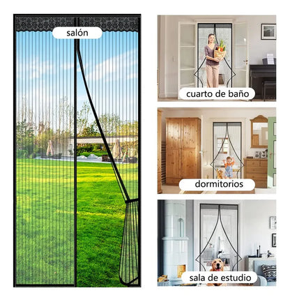 Cortina Magnética Ventilación Anti Mosquitos y Zancudos 2x1 Oferta por Tiempo Limitado