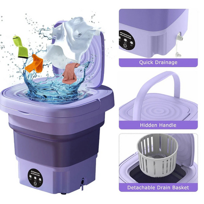 Mini Lavadora Con Centrifugado