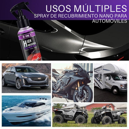 RECUBRIMIENTO CERAMICO VEHICULO 3 EN 1