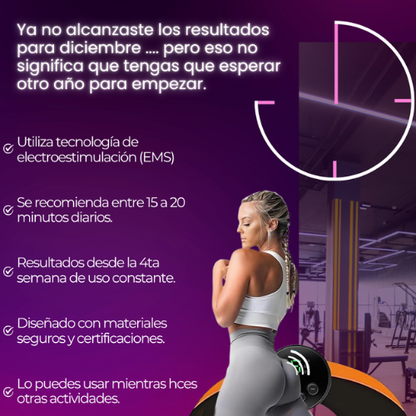 Electroestimulador de Gluteos ¿No Alcanzaste tus Resultados para el Verano? ¡Empieza Ahora!