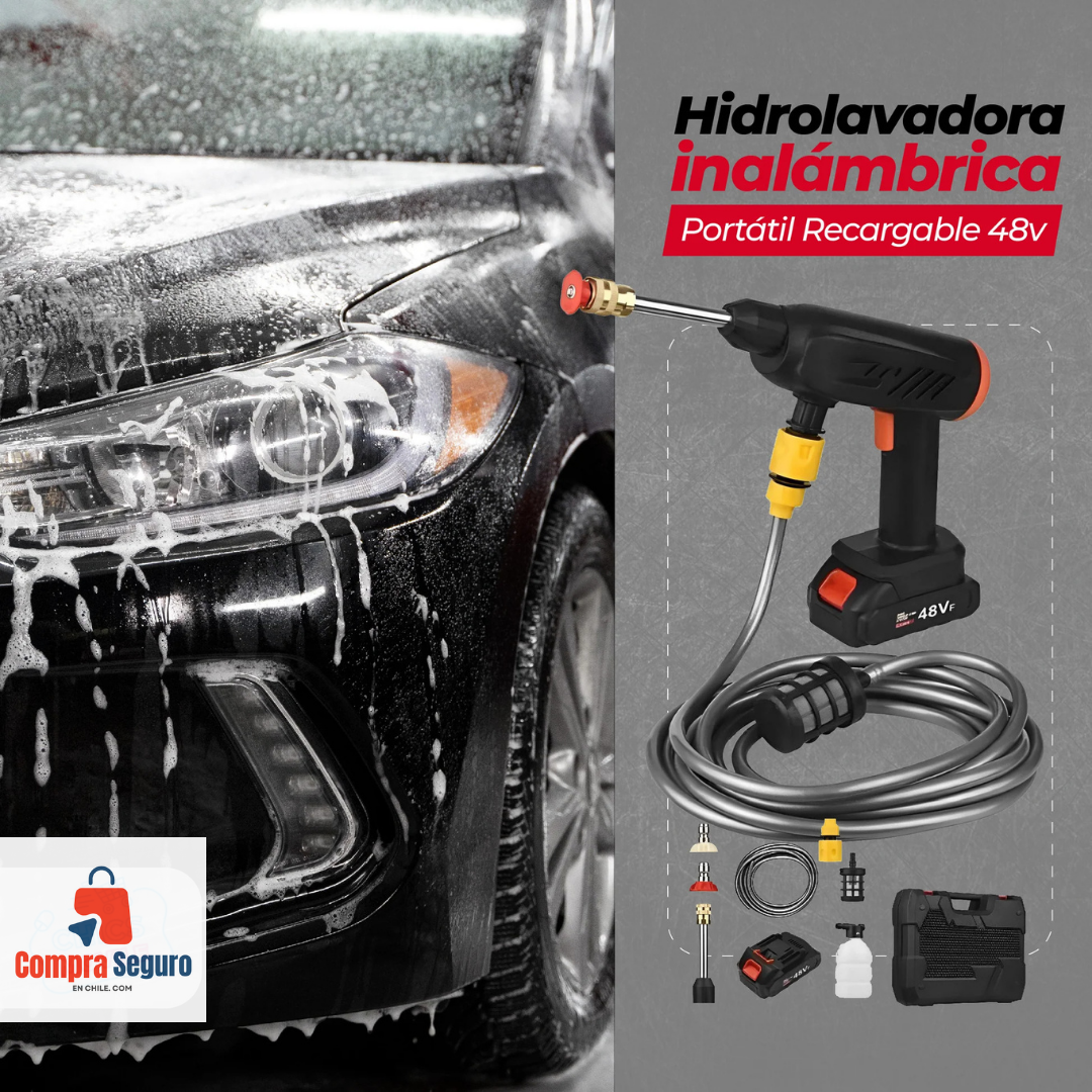 Hidrolavadora Inalámbrica  HidroJet™ Regalamos el Kit Completo + 1 Bateria de Remplazo