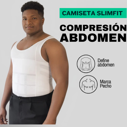 Camiseta SlimFit Reductor, Comprime y Estiliza
