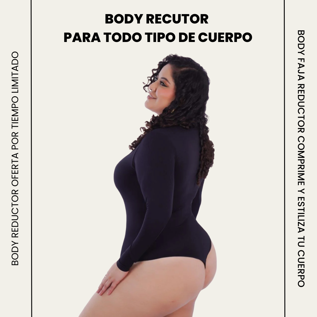 BODYSUIT MOLDEADOR MANGA LARGA. MOLDEA, COMPRIME Y LUCES BIEN