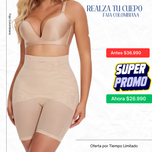 Faja Short Moldeadora Colombiana