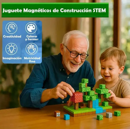 Bloques Magnéticos Bosque 28 PCS