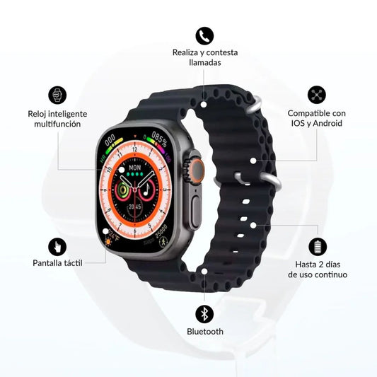 El Futuro en Tu Muñeca Smartwatch 8 UltraPro