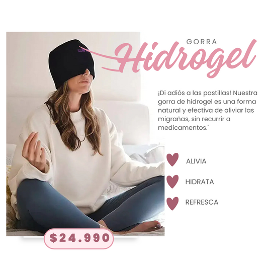 ALIVIA DOLOR MIGRAÑA NUEVO GORRO HIDROGEL