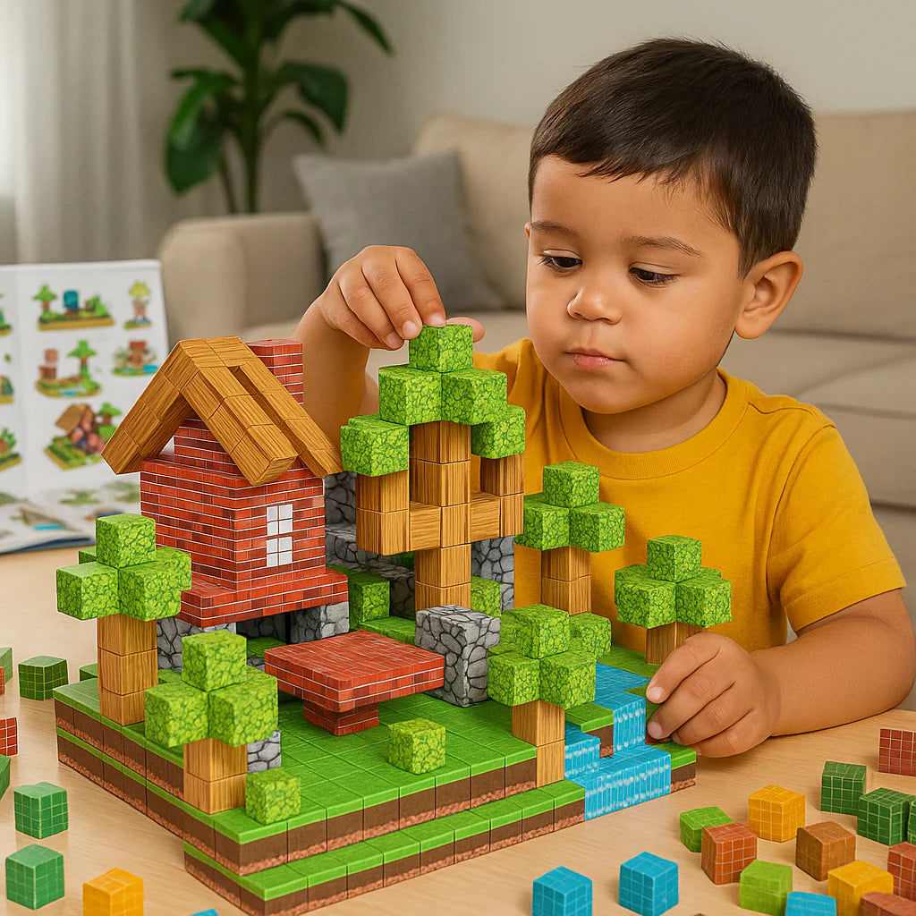 Bloques Magnéticos Bosque 28 PCS