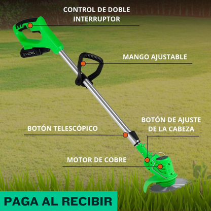 ¡INALAMBRICA! Cortadora Eléctrica 3 en 1🌱 Podadora Cortadora Césped