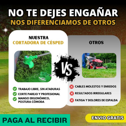 ¡INALAMBRICA! Cortadora Eléctrica 3 en 1🌱 Podadora Cortadora Césped