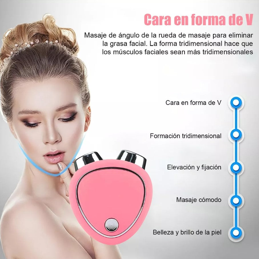 Masajeador Facial Con Microcorriente